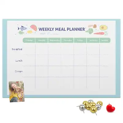 Tableau de liège Cuisine organisateur de menu