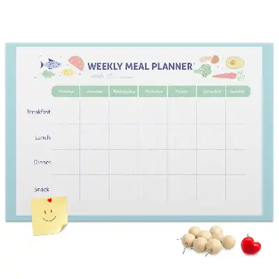 Tableau de liège Cuisine organisateur de menu