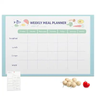 Tableau de liège Cuisine organisateur de menu