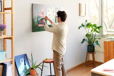 Tableau de liège à motifs floraux modernes