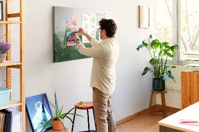 Tableau de liège à motifs floraux modernes