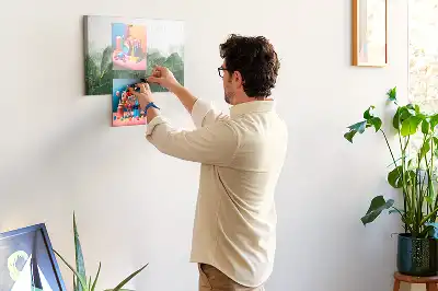 Tableau de liège à motifs floraux modernes