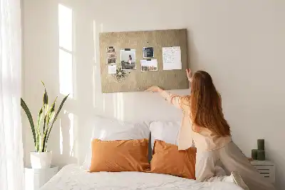 Tableau d’affichage en liège Boussole toile