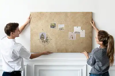 Tableau d’affichage en liège Boussole toile