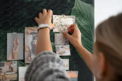 Tableau en liège déco Monstera tropicale