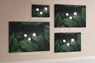 Tableau en liège déco Monstera tropicale