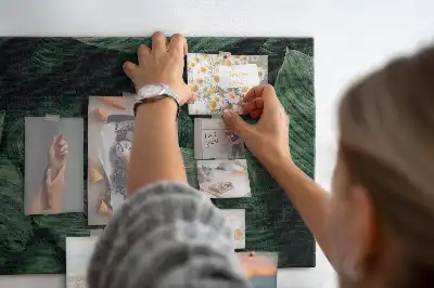 Tableau en liège déco Monstera tropicale