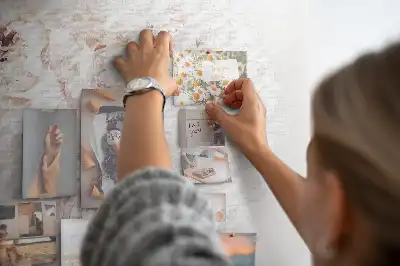 Tableau d’affichage en liège Fleurs de pivoine