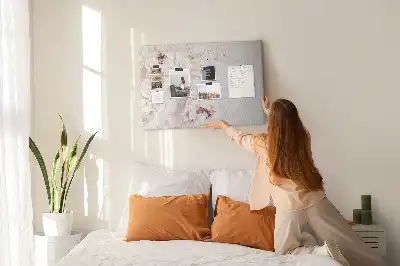 Tableau d’affichage en liège Fleurs de pivoine