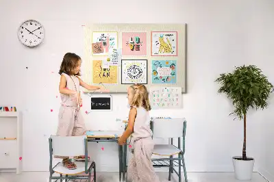 Tableau en liège déco Slogans de motivation