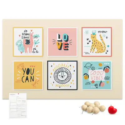 Tableau en liège déco Slogans de motivation
