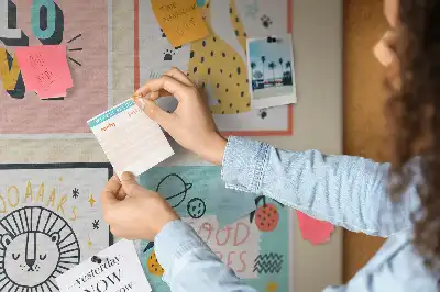 Tableau en liège déco Slogans de motivation