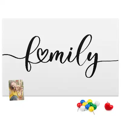 Tableau de liège Inscription "family"
