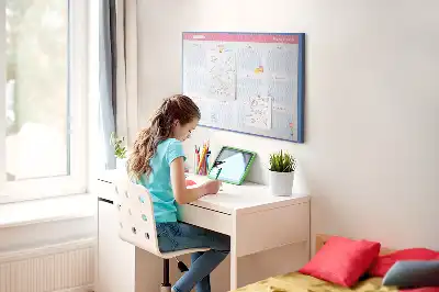 Tableau d’affichage en liège Calendrier mensuel mural