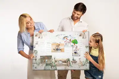 Tableau d’affichage en liège Planificateur maison chaleureuse