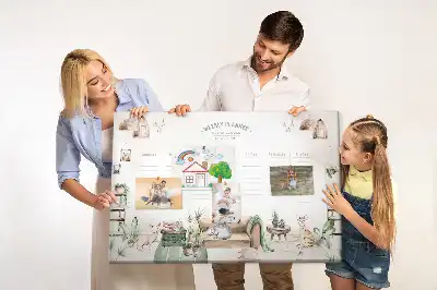 Tableau d’affichage en liège Planificateur maison chaleureuse