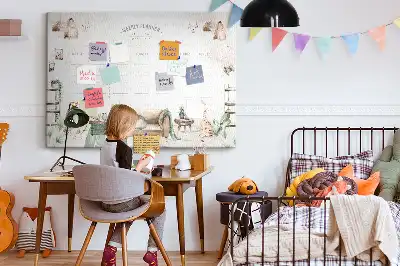 Tableau d’affichage en liège Planificateur maison chaleureuse