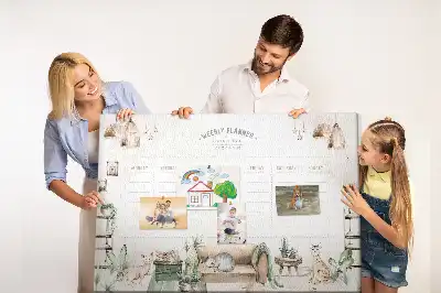 Tableau d’affichage en liège Planificateur maison chaleureuse