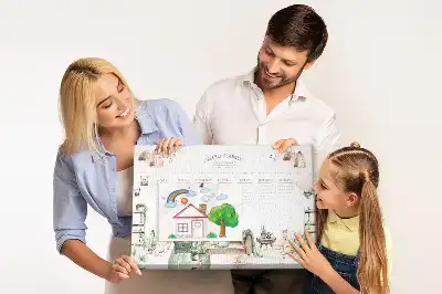 Tableau d’affichage en liège Planificateur maison chaleureuse