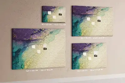 Tableau d’affichage en liège Pierre veinée décorative