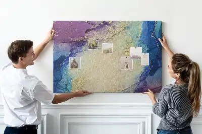 Tableau de liège à motif de structure rocheuse fantaisie
