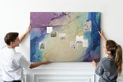 Tableau de liège à motif de structure rocheuse fantaisie