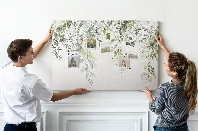 Tableau en liège décoratif motif fleurs