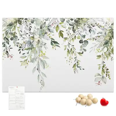 Tableau en liège décoratif motif fleurs