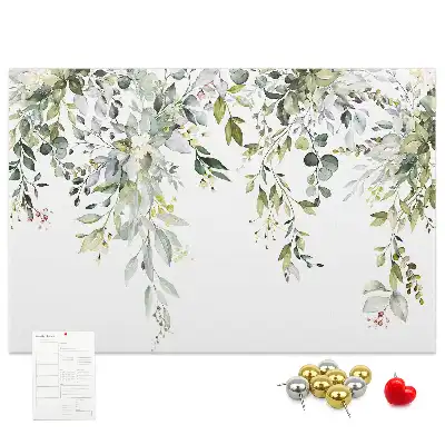 Tableau en liège décoratif motif fleurs