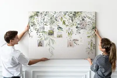 Tableau en liège décoratif motif fleurs