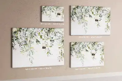 Tableau en liège décoratif motif fleurs