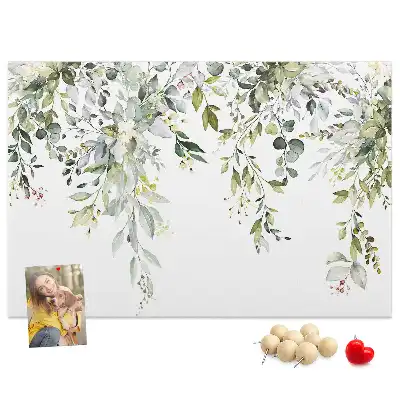 Tableau en liège décoratif motif fleurs