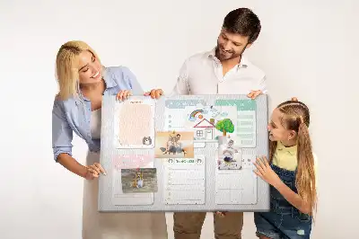 Tableau de liège Notes colorées