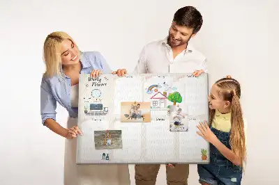 Tableau d’affichage en liège Calendrier mural hebdomadaire