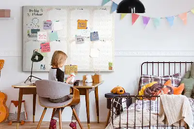 Tableau d’affichage en liège Calendrier mural hebdomadaire