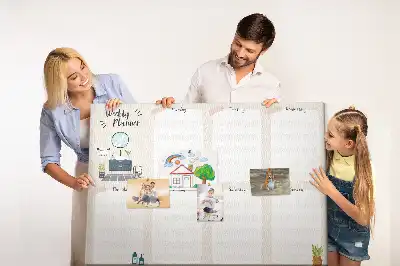 Tableau d’affichage en liège Calendrier mural hebdomadaire