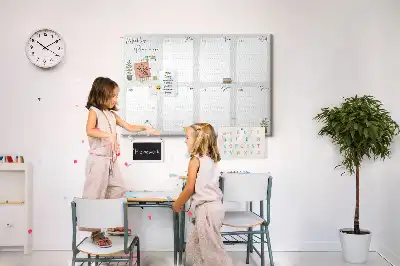 Tableau de liège Planificateur chaleureux pour la semaine