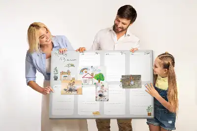 Tableau de liège Planificateur chaleureux pour la semaine