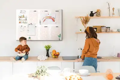 Tableau d’affichage en liège Planning de la semaine organisateur