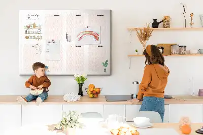 Tableau d’affichage en liège Planning de la semaine organisateur