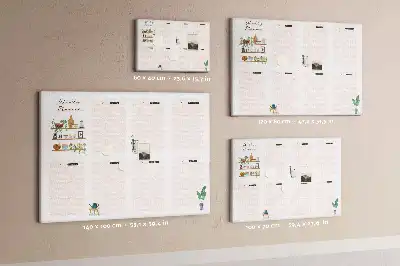 Tableau d’affichage en liège Planning de la semaine organisateur