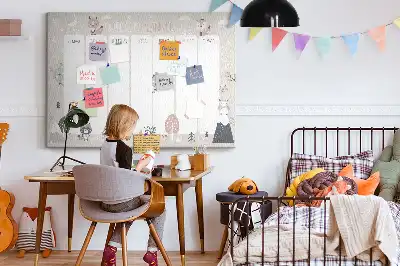Tableau d’affichage en liège Planificateur animalier