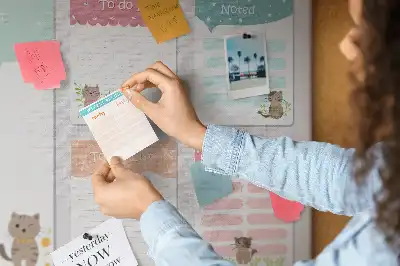 Tableau en liège déco Liste de souhaits