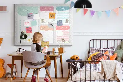 Tableau en liège déco Liste de souhaits