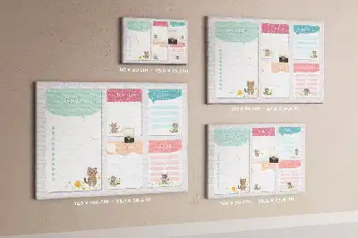 Tableau en liège déco Liste de souhaits