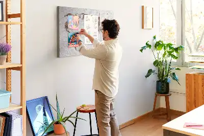 Tableau d’affichage en liège Contour industriel du monde