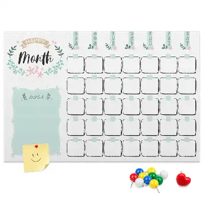 Tableau en liège déco Calendrier mural pour le mois