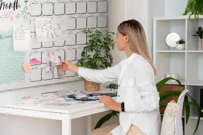 Tableau en liège déco Calendrier mural pour le mois