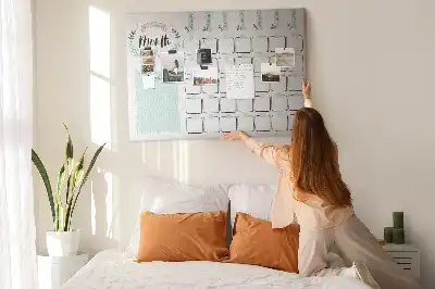 Tableau en liège déco Calendrier mural pour le mois