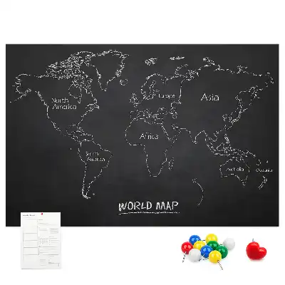 Tableau de liège Division étatique du globe
